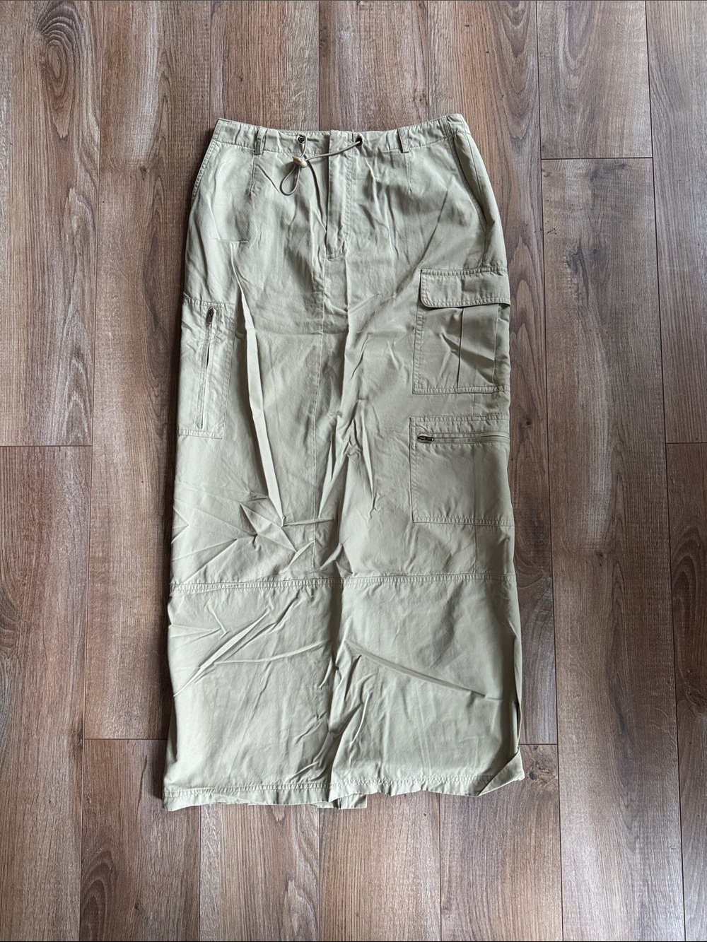 Vintage mac & jac Beige Cargo Maxi Skirt